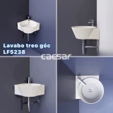 Chậu rửa treo tường Caesar LF5238 4
