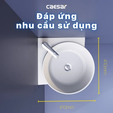 Ảnh Chậu rửa treo tường Caesar LF5238 2