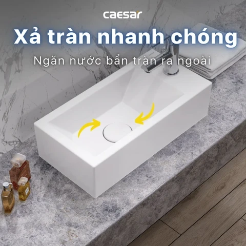 Ảnh Chậu rửa treo tường Caesar LF5239S 3