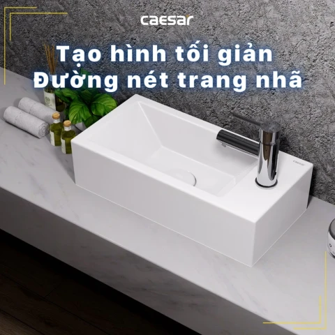Ảnh Chậu rửa treo tường Caesar LF5239S 5