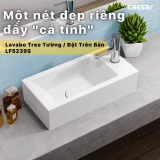 Chậu rửa treo tường Caesar LF5239S 4