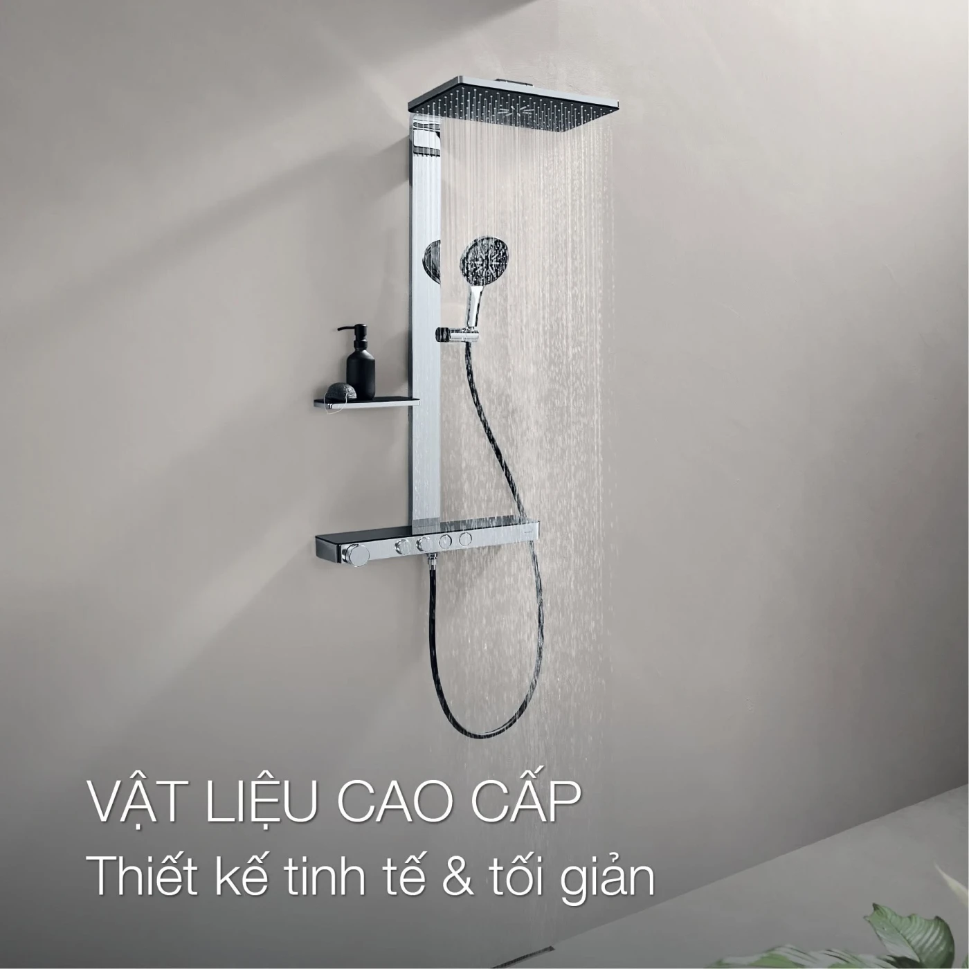 sen tam cay grohe su dung vat lieu cao cap