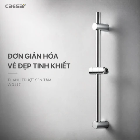 Ảnh Thanh trượt sen tắm Caesar WG117 3