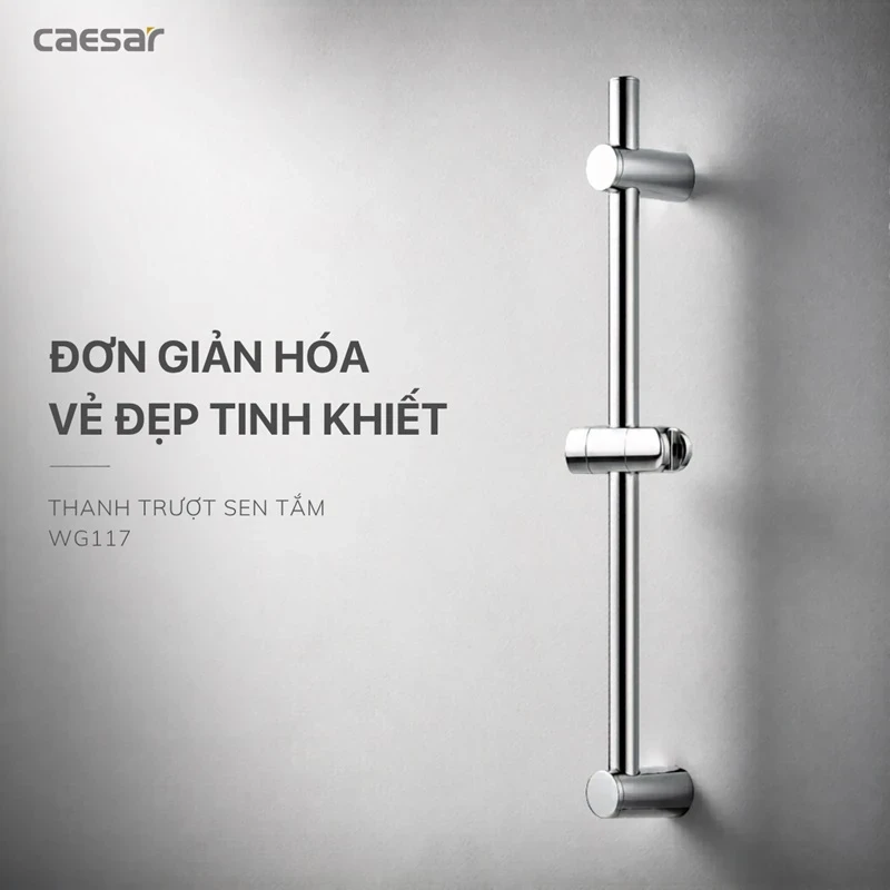 Ảnh Thanh trượt sen tắm Caesar WG117 3