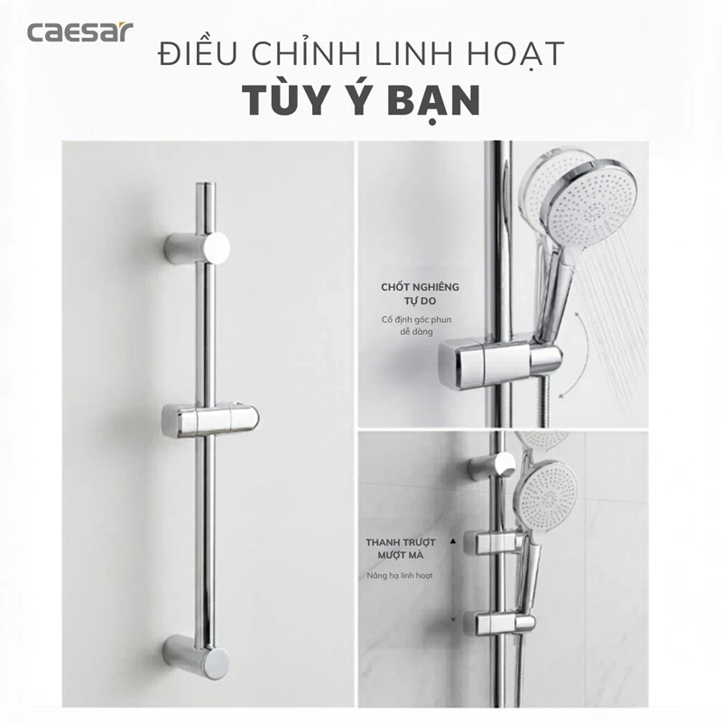 Ảnh Thanh trượt sen tắm Caesar WG117 2