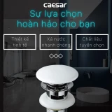 Trụ xả nắp sứ Caesar BF404H 3