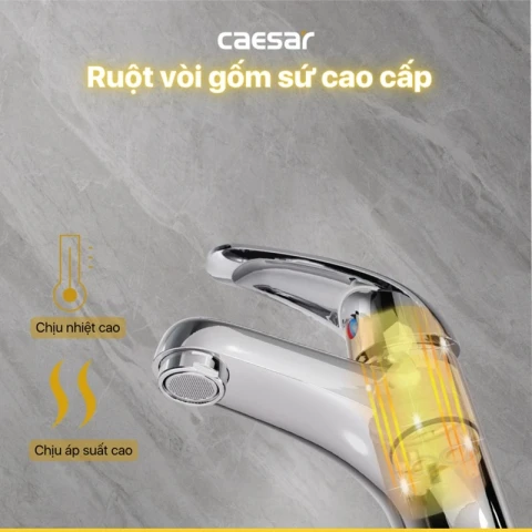 Ảnh Vòi chậu CAESAR B260CU 2