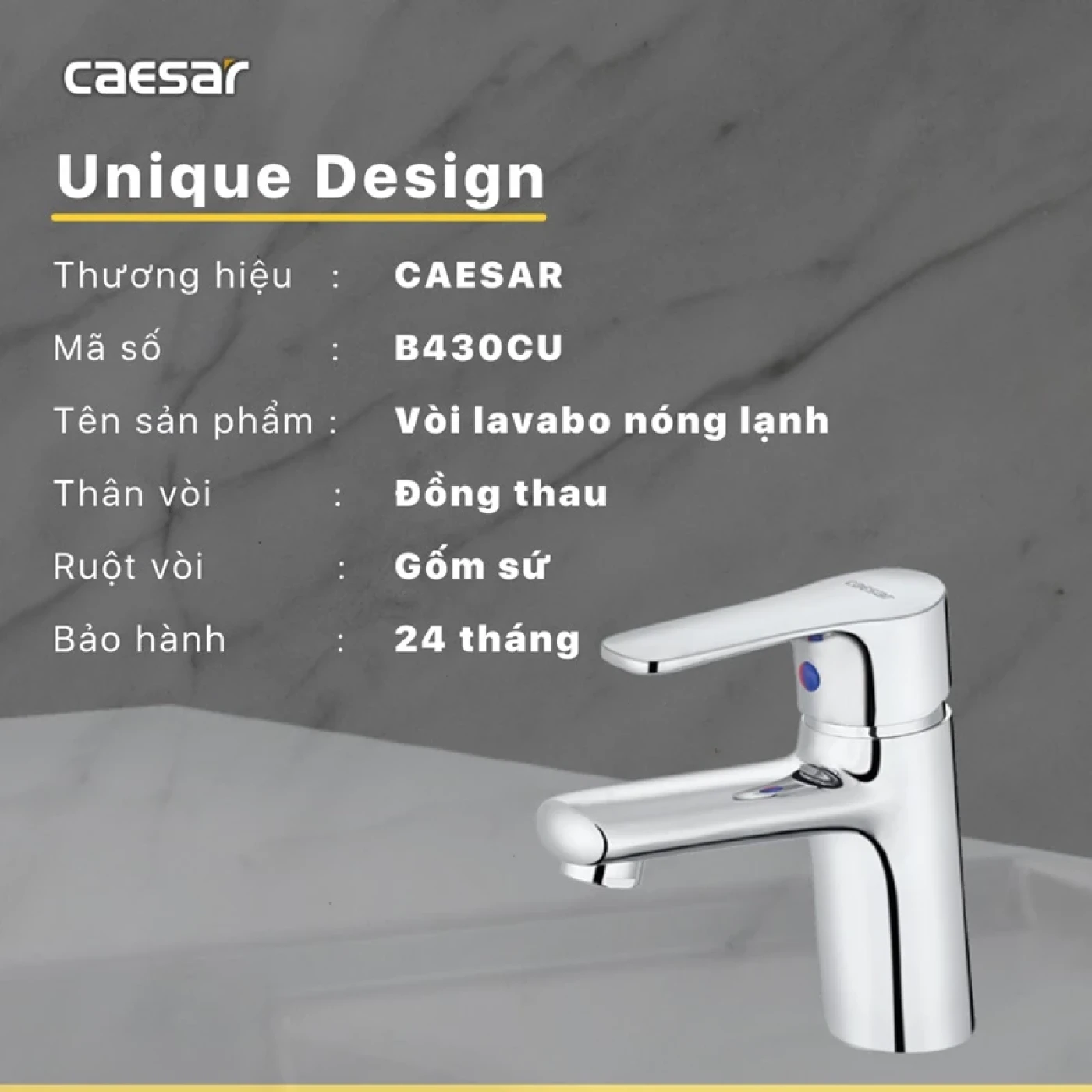 voi chau caesar b430u 5