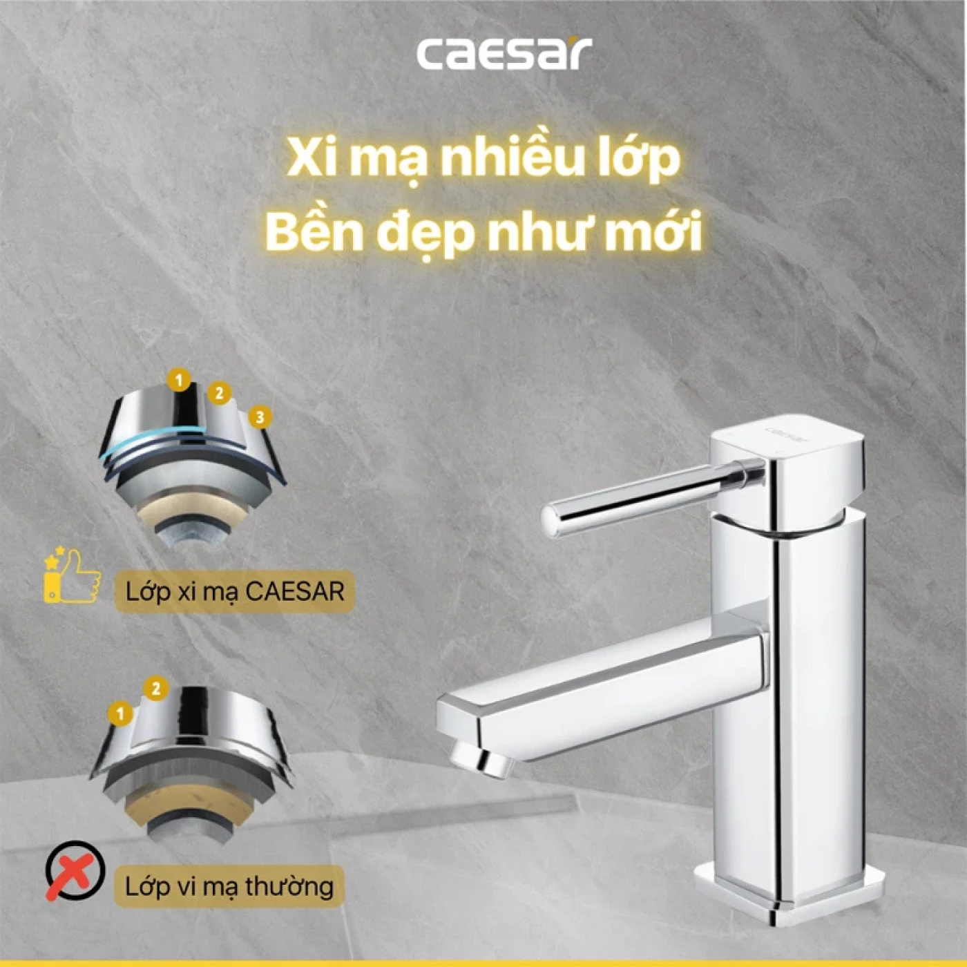 voi chau caesar b460c lop ma ben dep