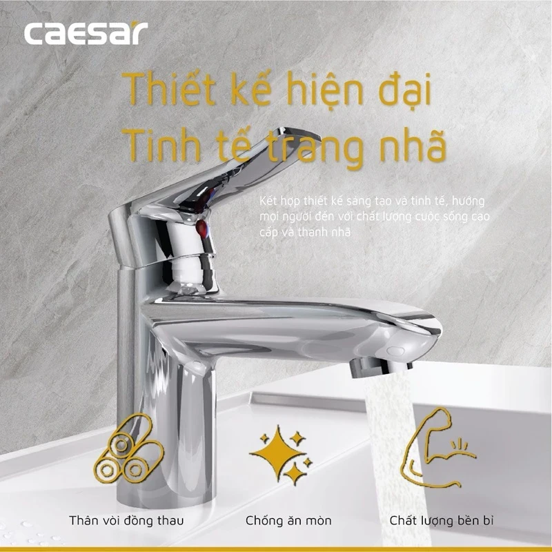 Ảnh Vòi chậu Caesar B490CP 2