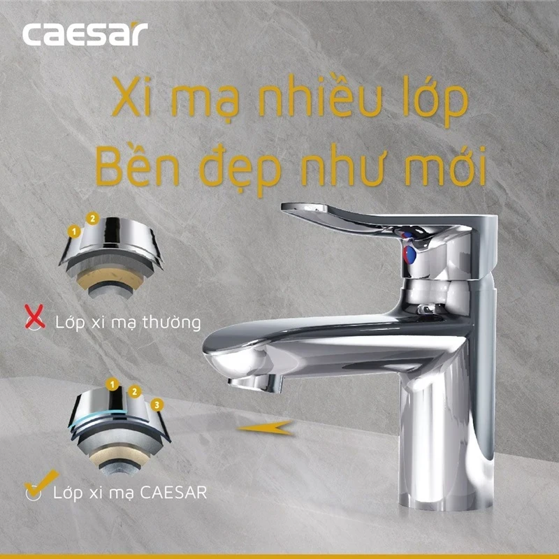 Ảnh Vòi chậu Caesar B490CP 3