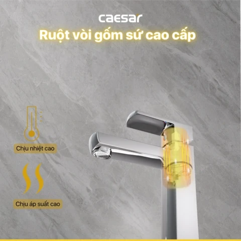 Ảnh Vòi chậu CAESAR B550CU 3