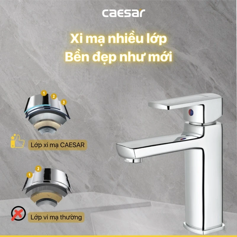 Ảnh Vòi chậu CAESAR B550CU 4