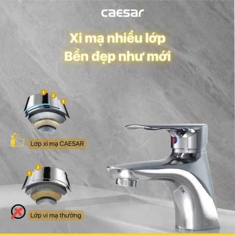 Ảnh Vòi chậu CAESAR B560CU 4