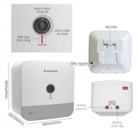 Ảnh Bình nóng lạnh Ariston 15 lít AN3 15 R VN 4
