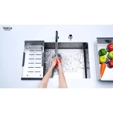 Chậu rửa bát Nobinox CANOVA NT600B 3