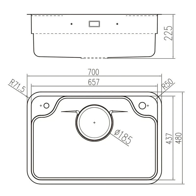 Ảnh Chậu rửa bát Nobinox LIKEN NL770D 2