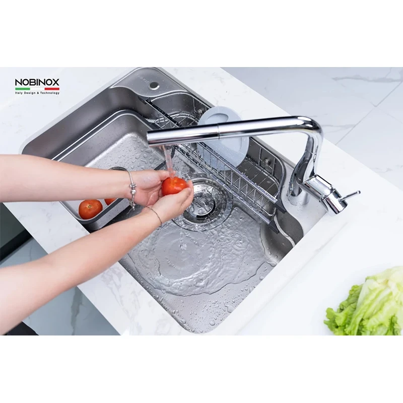 Ảnh Chậu rửa bát Nobinox LIKEN NL770D 7