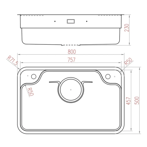 Ảnh Chậu rửa bát Nobinox LIKEN NL790D 2