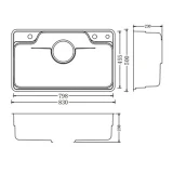 Chậu rửa bát Nobinox LIKEN NL792D 3