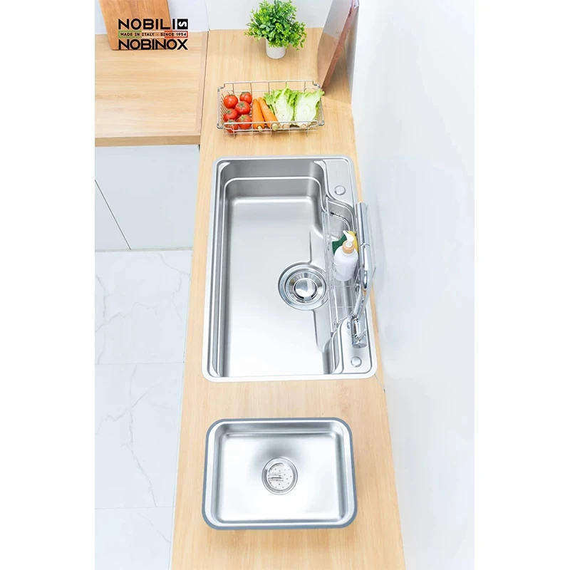 Ảnh Chậu rửa bát Nobinox LIKEN NL792D 4
