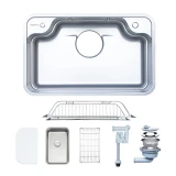 Chậu rửa bát Nobinox LIKEN NL890D 2