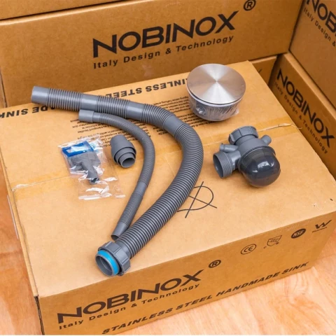 Ảnh Chậu rửa bát Nobinox LISA NN645S 3