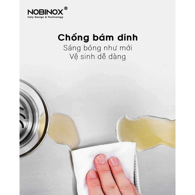 Ảnh Chậu rửa bát Nobinox LUMIA NJ557 3