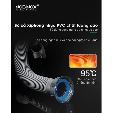 Ảnh Chậu rửa bát Nobinox LUMIA NJ557 6