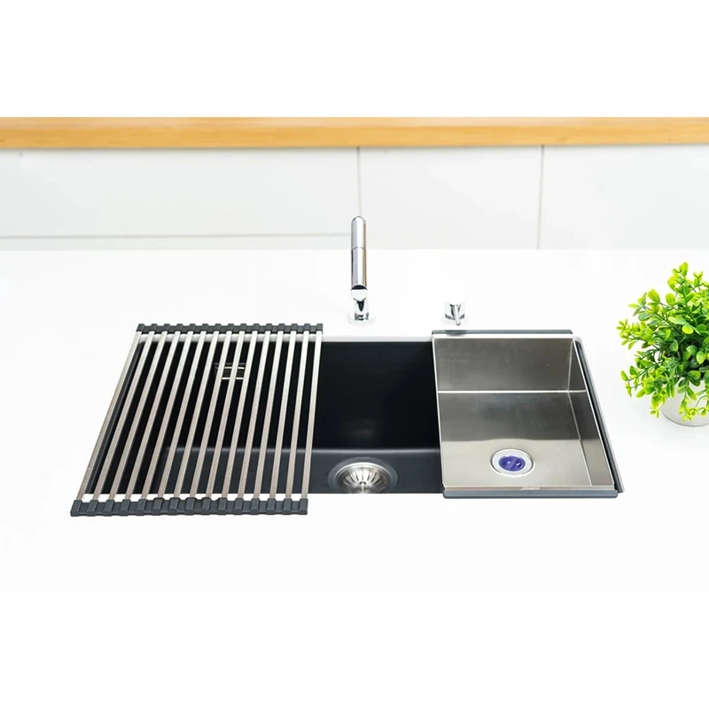 Ảnh Chậu rửa bát Nobinox MITO NT761B 2