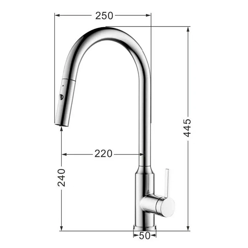 Ảnh Vòi rửa bát Nobinox IVY NX202 3