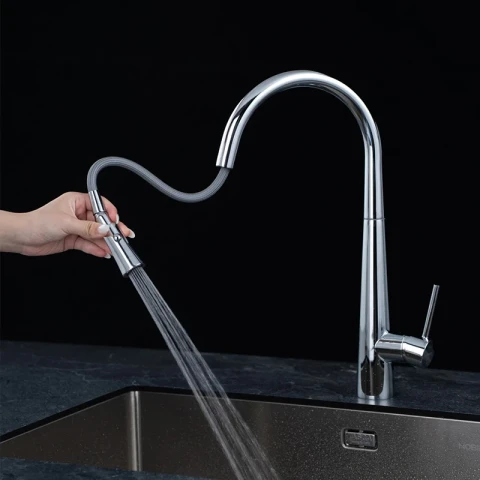 Ảnh Vòi rửa bát Nobinox LOTUS 640 6