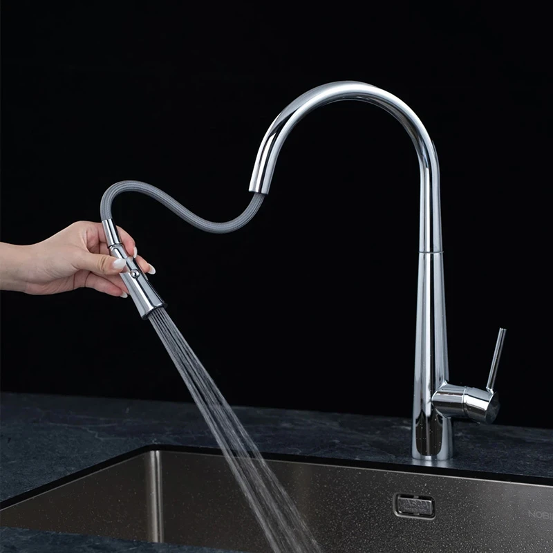 Ảnh Vòi rửa bát Nobinox LOTUS 640 6