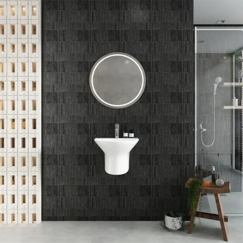 Ảnh Chậu rửa treo tường Viglacera V63 3