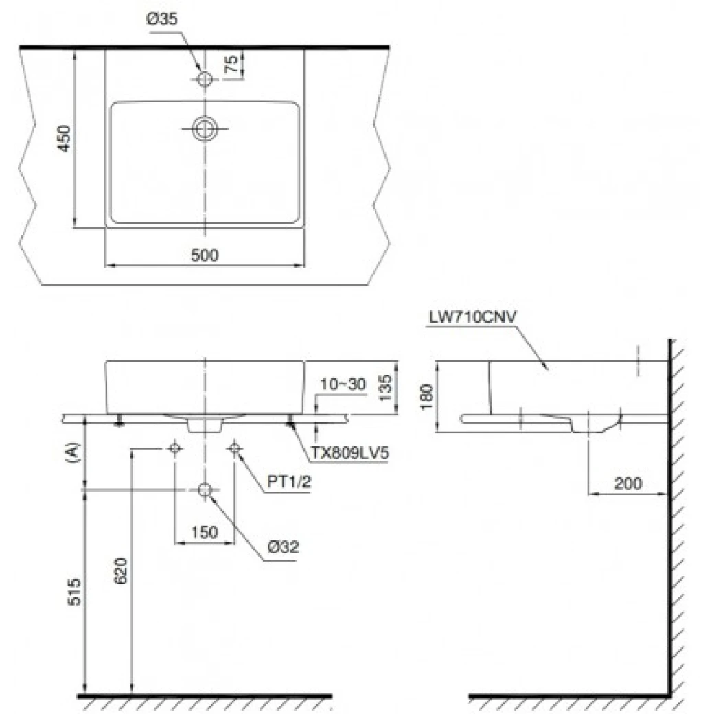 chau rua dat ban toto lt710ctrm