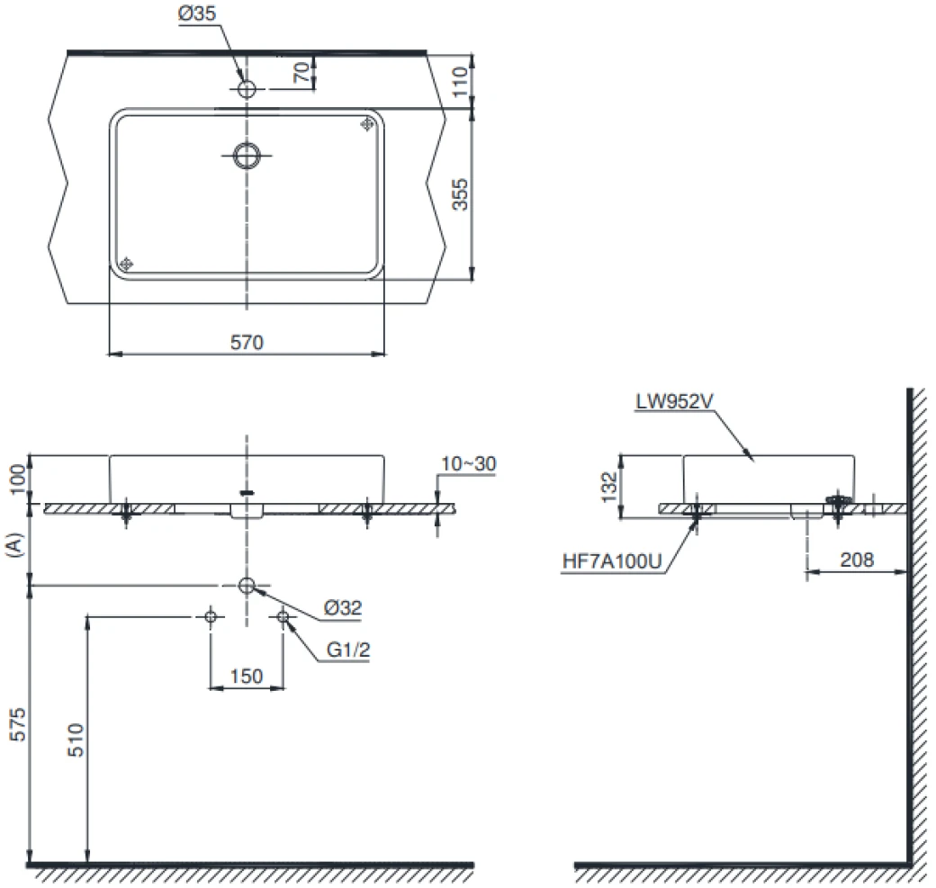 chau rua dat ban toto lt952