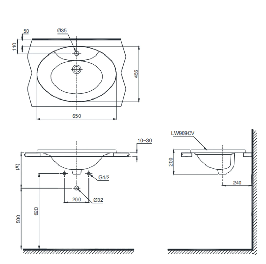 chau rua duong vanh toto l909c