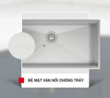 Chậu Inox Archi WS R0 HS24-SSN1S-7650 2
