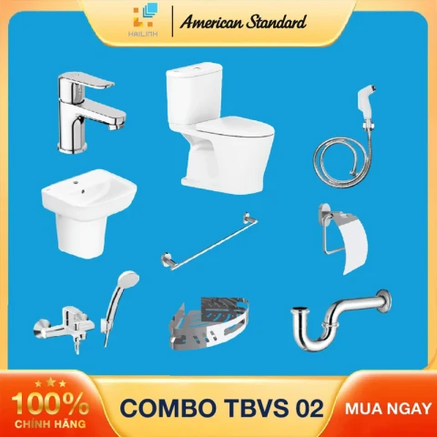 Combo thiết bị vệ sinh American Standard 02