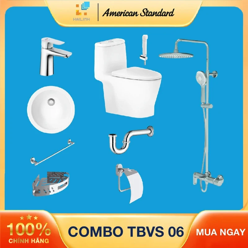 Combo Thiết bị vệ sinh American Standard 06