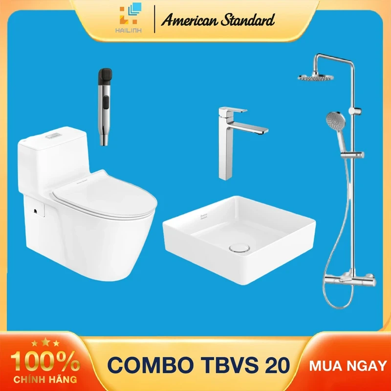 Ảnh Combo thiết bị vệ sinh American Standard 20 1