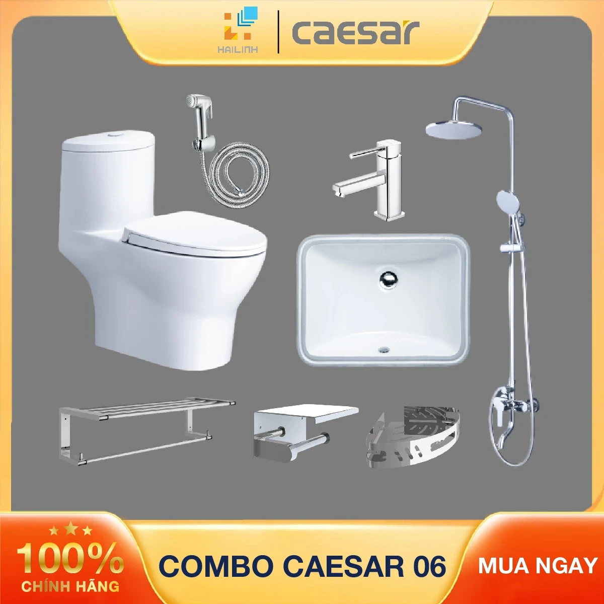 Combo thiết bị vệ sinh Caesar số 6