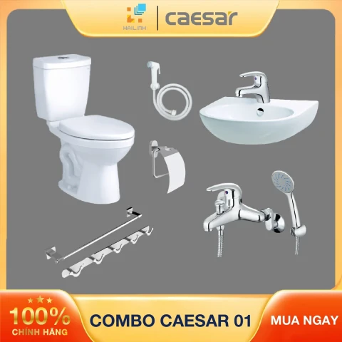Ảnh Combo thiết bị vệ sinh Caesar số 1 1