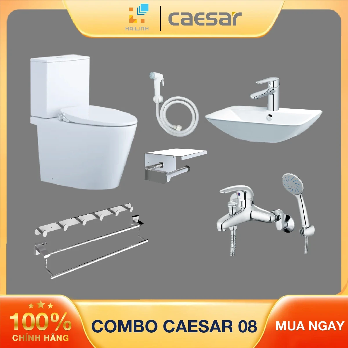 Combo thiết bị vệ sinh Caesar số 8