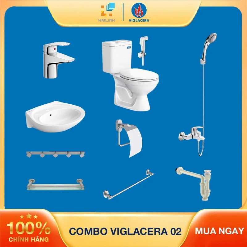 Combo thiết bị vệ sinh Viglacera số 2