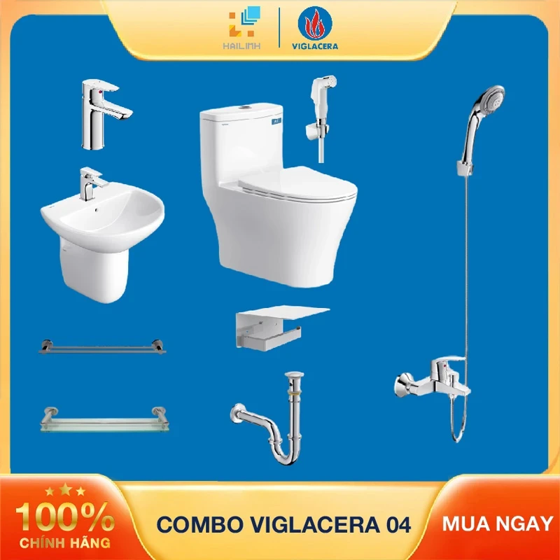 Ảnh Combo thiết bị vệ sinh Viglacera số 4 1