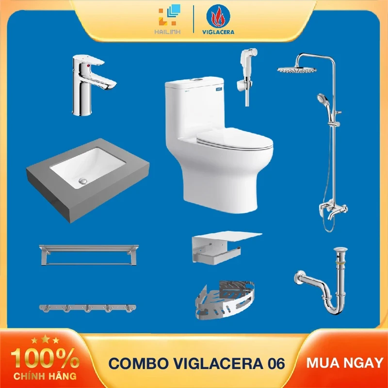 Ảnh Combo thiết bị vệ sinh Viglacera số 6 1