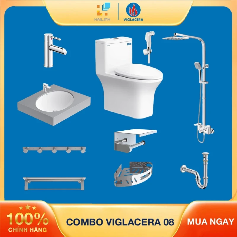 Ảnh Combo thiết bị vệ sinh Viglacera số 8 1