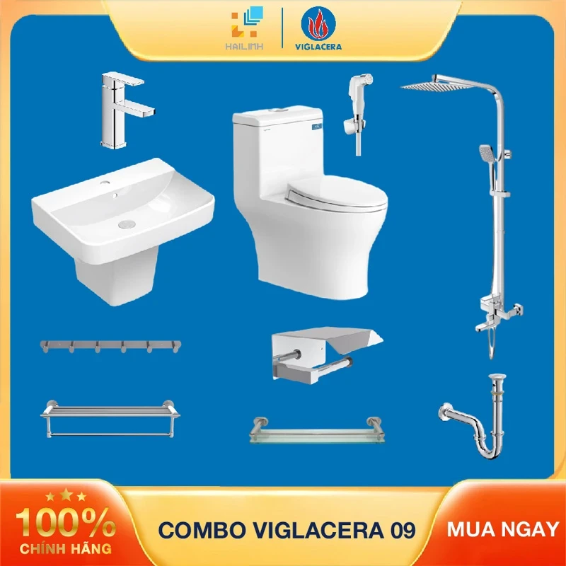 Ảnh Combo thiết bị vệ sinh Viglacera số 9 1