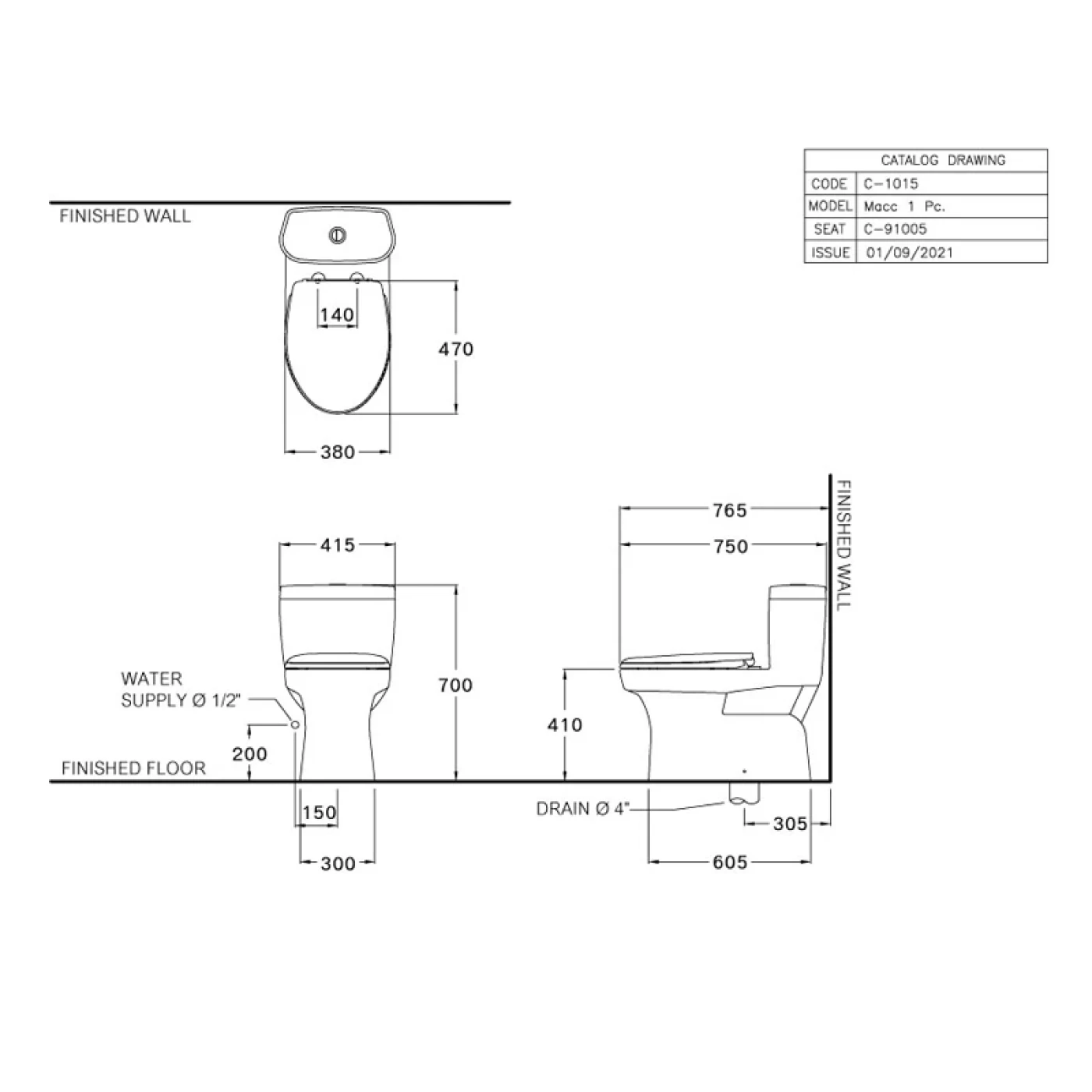 ban ve ky thuat bon cau cotto c1015